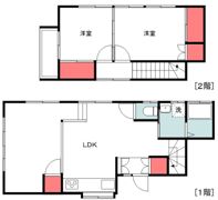 阿部倉戸建ての間取り画像