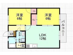 ベストハウス三入の間取り画像