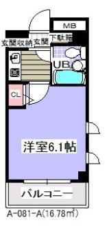 ロ－ズガーデンA81番館(A-081)の間取り画像