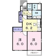 Seaside 波多見 Aの間取り画像