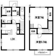 ハイツブルームの間取り画像