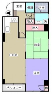 ベルソーレ松本の間取り画像