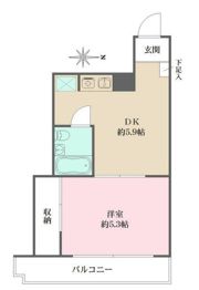 マツモト御殿山ハウスの間取り画像