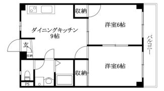 コーポレ古三津の間取り画像