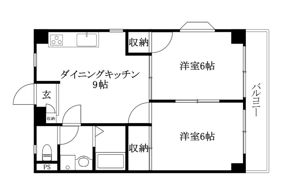 コーポレ古三津の間取り画像