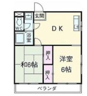 ハイツオークフィールドの間取り画像