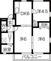 ローレルコートBの間取り画像