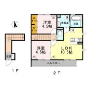 プロムナード アンドゥ アンの間取り画像