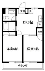 ロイヤルコーポ和泉の間取り画像