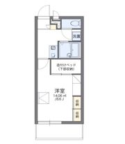 レオパレスクレベールの間取り画像