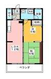 大橙アパートの間取り画像