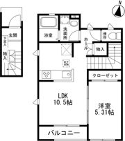 ラべルヴィ聖蹟の間取り画像