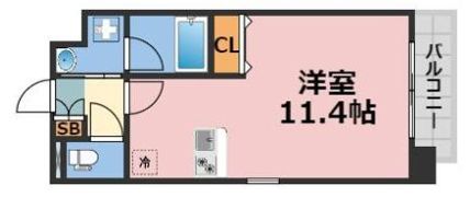 アーバンフラッツ上町の間取り画像