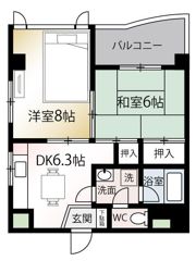 YM上板橋 パーシモンハウスの間取り画像