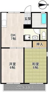アヴェニュー曽根の間取り画像