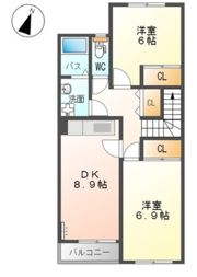 グリーンテラスの間取り画像