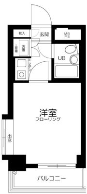 ライオンズマンション代々木第二の間取り画像