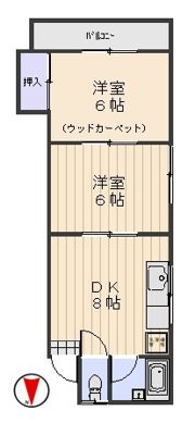 メゾンドいづみの間取り画像