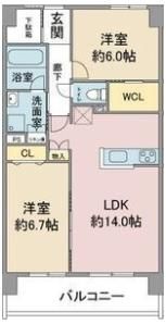 MottiⅢの間取り画像