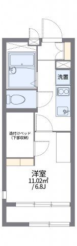 レオパレス鳥羽街道ファミリアの間取り画像