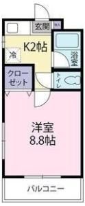 根上り松マンション松山の間取り画像