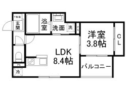 Le･Ciel湊川公園の間取り画像