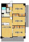 到津ヒルズの間取り画像