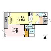 セレスティア西保木間の間取り画像