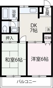 サンヒルズ浜崎の間取り画像