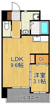 アンテス上到津の間取り画像