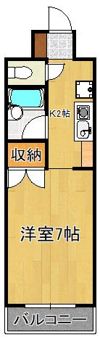エヴァグレース小倉Iの間取り画像