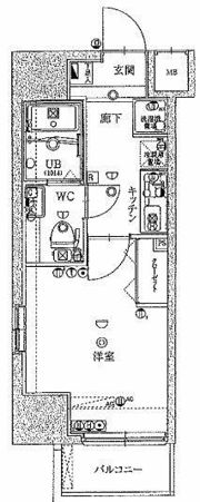 プレステージ西台ステーションフロントの間取り画像