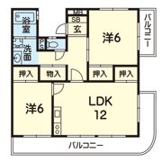 ラ・フレーズ帯山の間取り画像