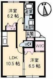フレヴェールの間取り画像