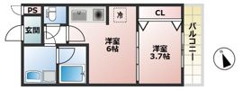 プロスパー江坂479の間取り画像