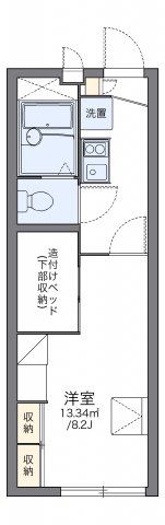 レオパレスハイツファーストの間取り画像