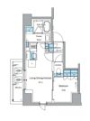 ルフォンプログレ上野御徒町の間取り画像