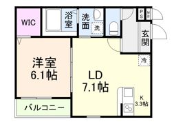 フジパレス大和田Ⅱ番館の間取り画像