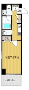 プレジール靭公園の間取り画像