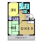 Popolare K2の間取り画像