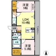 セカンドコート B棟の間取り画像