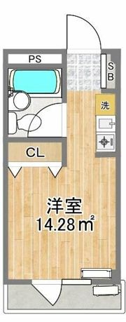 ハイツやすひろの間取り画像