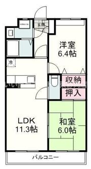 グリーンドエルの間取り画像