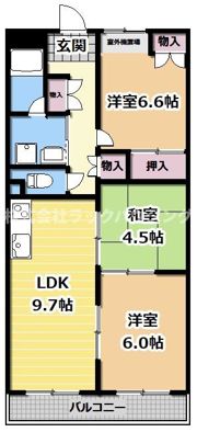 グランドソレイユの間取り画像