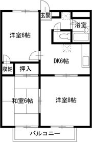 本駒込シティハイツの間取り画像