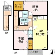 セジュール ふくずみの間取り画像