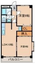 コーポ三和Ⅱの間取り画像