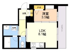 プロキオン大濠の間取り画像