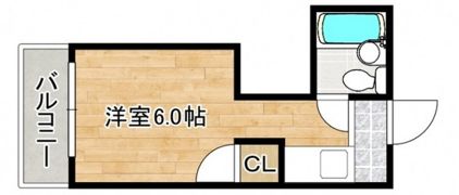 宇品コーポの間取り画像