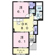 エスポワールⅠの間取り画像